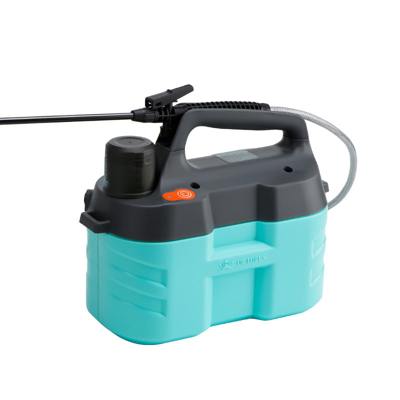 USB Charging Electric Sprayer High Pressure Garden Sprinkler Auto Watering Can Pesticide Spreader 5L Disinfection Atomizer