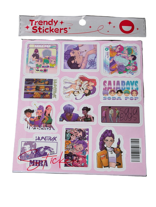 K-POP DEMON HUNTERS Sticker Pack – 75 Stickers (Mega Set)