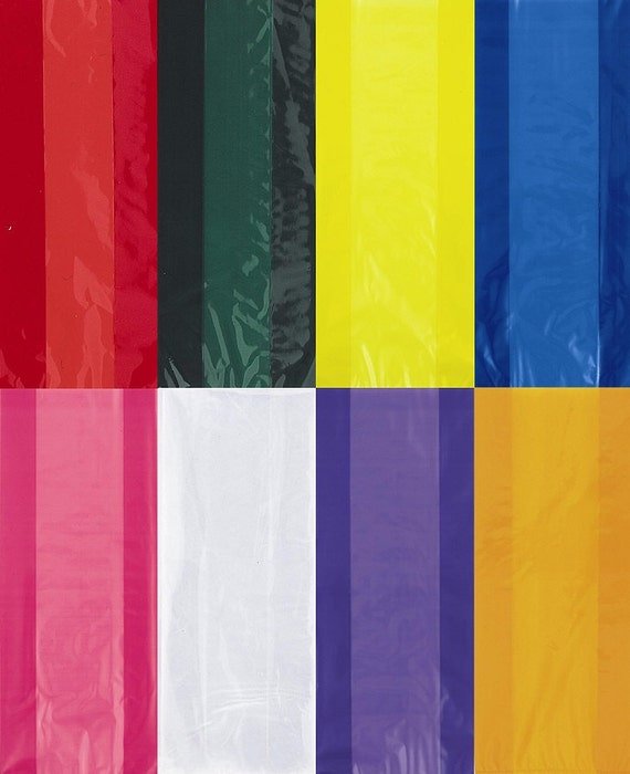 11" Cello Bags - Solid Colors (30ct)