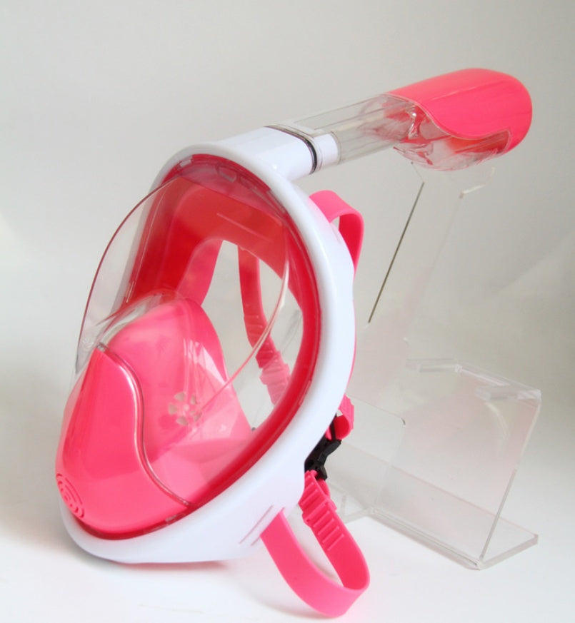Full-Face Snorkel Goggles with Anti-Fog & GoPro Mount