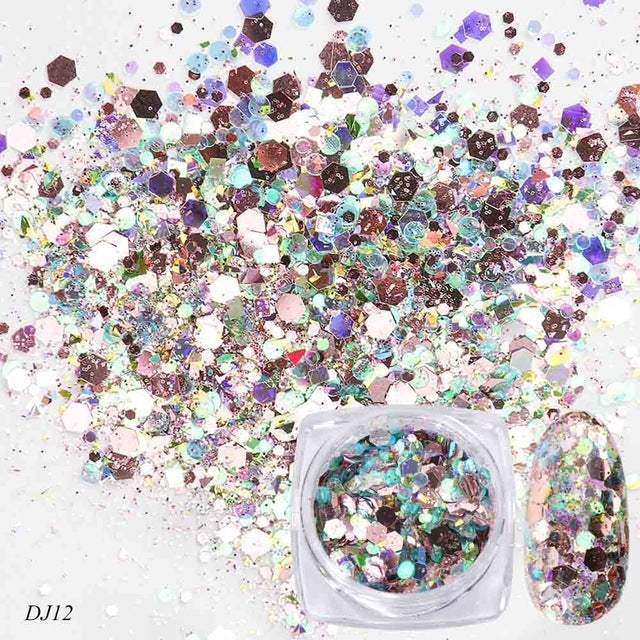 Glitter Light Change Onion Pink Symphony Sequin