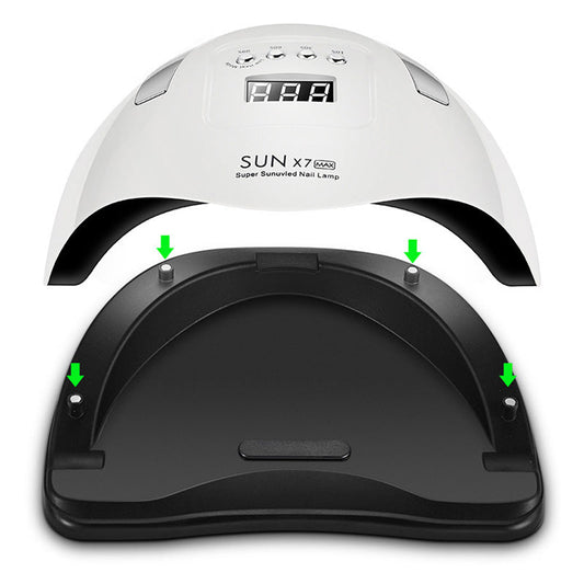 180W Sun X7Max Portable Dual Light Nail Dryer
