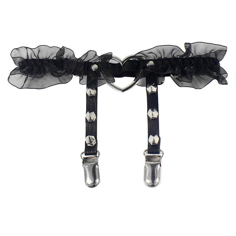 Sexy Elasticity Heart Leg Chain Garter Thigh Ring