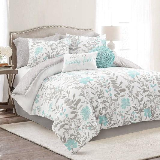 Aprile Reversible Comforter 8 Piece Set