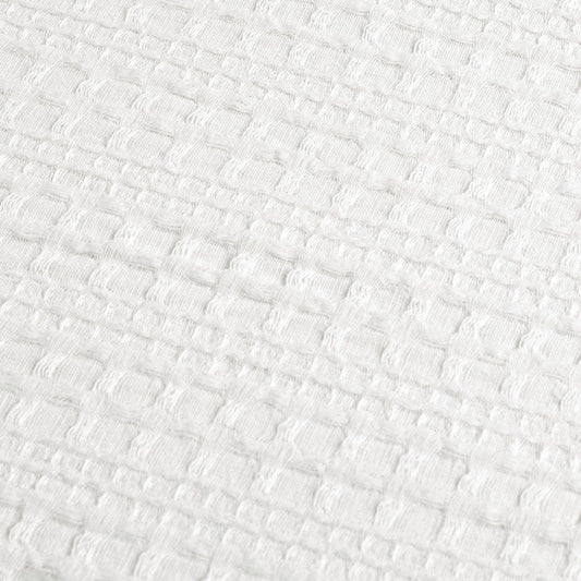 Haniya Solid Waffle Woven Cotton Textured Duvet Cover Set