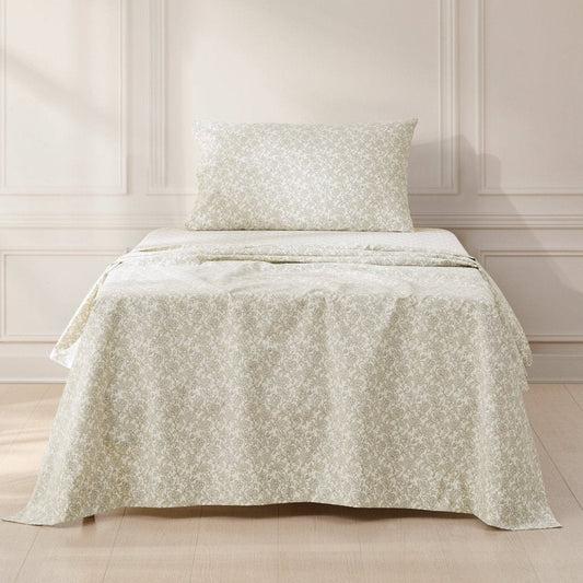 Zara Floral Block Cotton Sheet Set