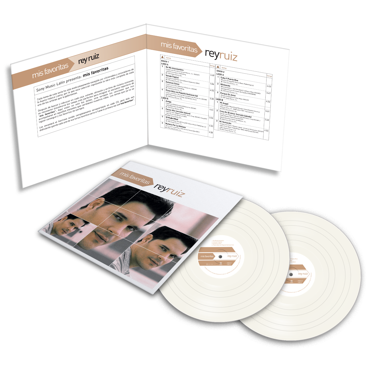 Rey Ruiz - Mis Favoritas Light Beige Vinyl 2LP