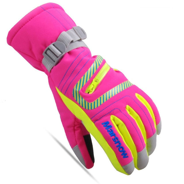 Winter Warm Snowboarding Ski Gloves men women Kids Snow Mittens Waterproof Skiing Breathable Air S/M/L/XL