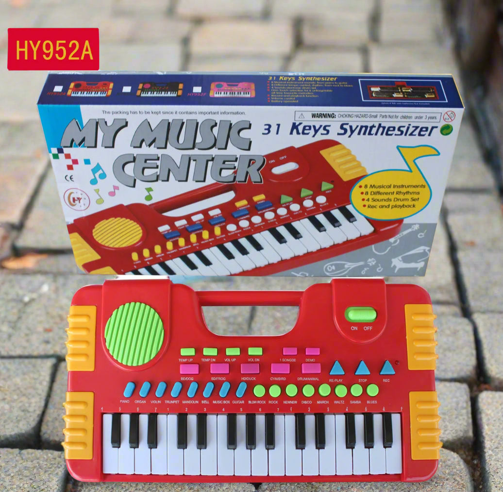 31 Keys Kids Baby Musical Toys Children Musical Portable Instrument Electronic Piano keyboard Educational Toys For Girl - THOOBO!