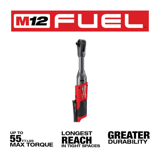 Milwaukee 2560-20 M12 FUEL⢠3/8 in. Extended Reach Ratchet