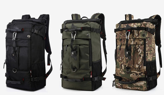 Men's Large Capacity Oxford Hiking Backpack – Multifunctional Outdoor Bag