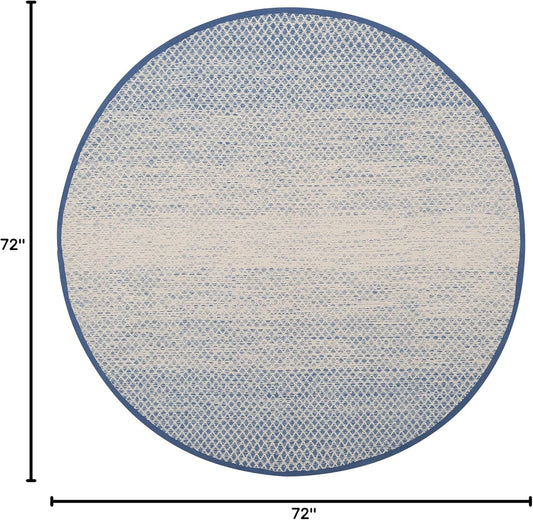 ๐งต Safavieh Montauk Handmade Cotton Area Rug โ 6' Round, Eco-Friendly Hand-Woven Flatweave, Transitional Pattern in Vibrant Colors โ Soft & Durable, 100% Natural Cotton