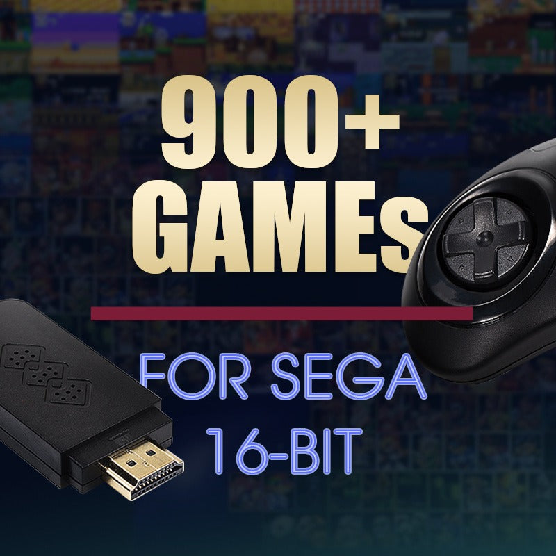 16 bit Classic Retro MD Sega Gaming Console Home HDMI HD TV Gaming Console Wireless Doubles Gaming Console