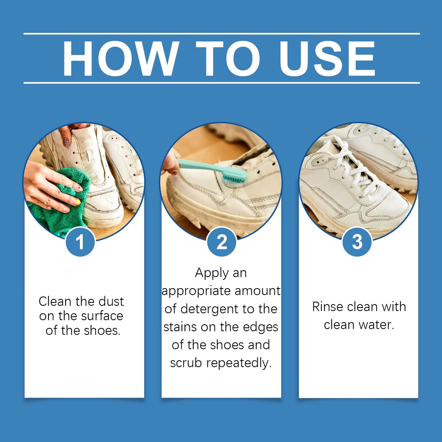 White Shoe Cleaner White Shoe Cleaning Decontamination Cleaning Whitening Decontamination Brightening White Shoe Edge Yellow Removal