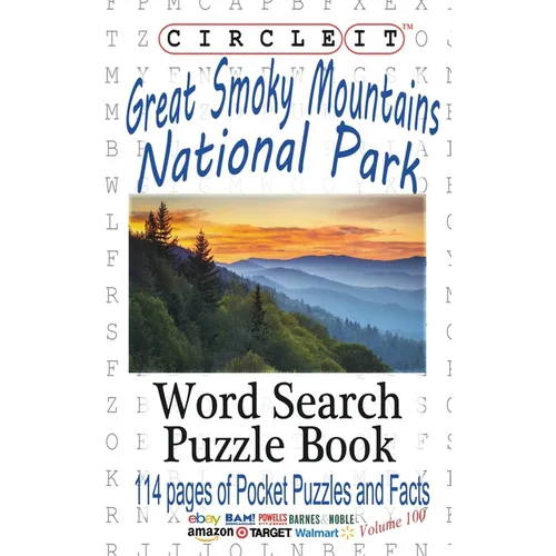 Circle It, Great Smoky Mountains National Park Facts, Pocket Size, Word Search, Puzzle Book