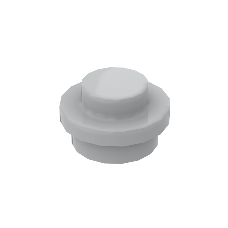 Light Bluish Gray 4073 1x1 Round Plate Brick – Choose Quantity – LEGO® Compatible Bulk Lot