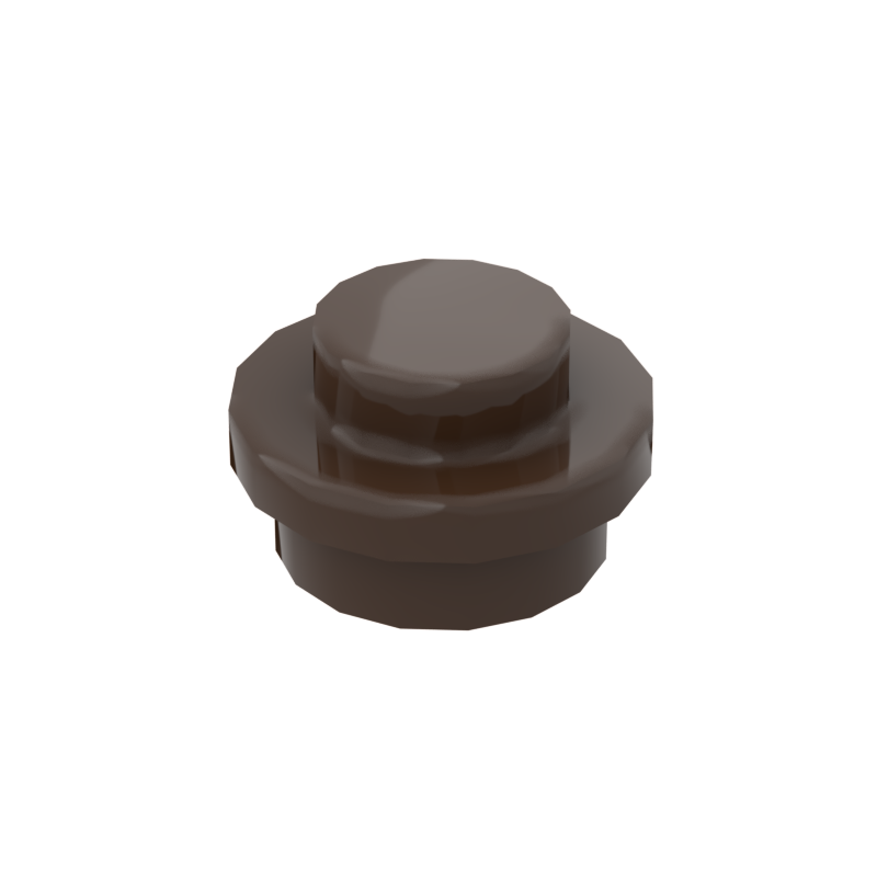 Dark Brown 4073 1x1 Round Plate Brick – Choose Quantity – LEGO® Compatible Bulk Lot