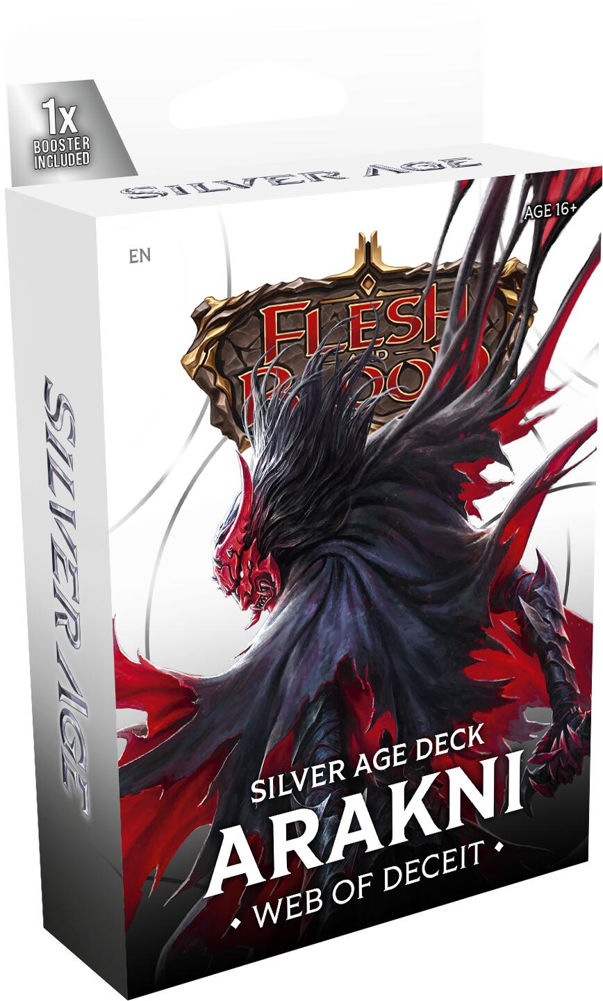 Silver Age Chapter 2 Deck - Arakni, Web of Deceit (Chaos Assassin)