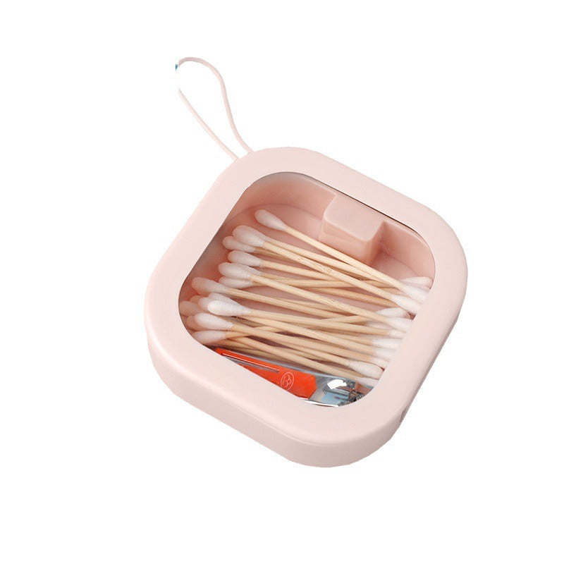 Jewelry box, portable travel storage box, hair accessories, earrings, earrings, bracelets, necklaces, headbands, portable push b