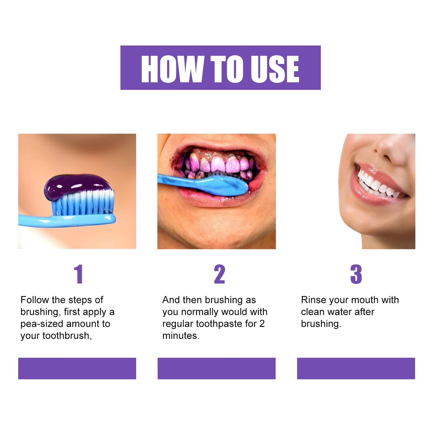 Teeth Whitening Toothpaste, Removing Teeth Stains And Odors Oral Care Brightening And Whitening Teeth Toothpaste