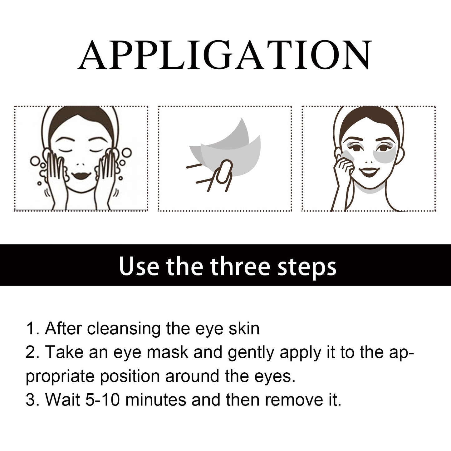 Strawberry Gel Patch Reduces Fine Lines Under Eyes, Bags Under Eyes, Dark Circles, Firming Eyes, Anti-Wrinkle Moisturizing Eye Patch