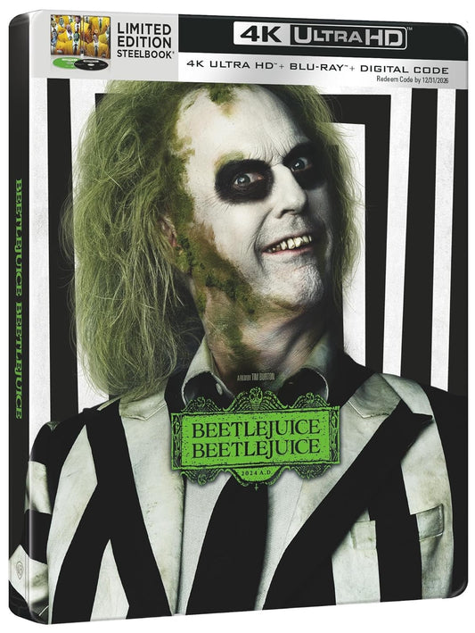 Beetlejuice Beetlejuice - Limited Edition Steelbook (4K Ultra HD + Digital)