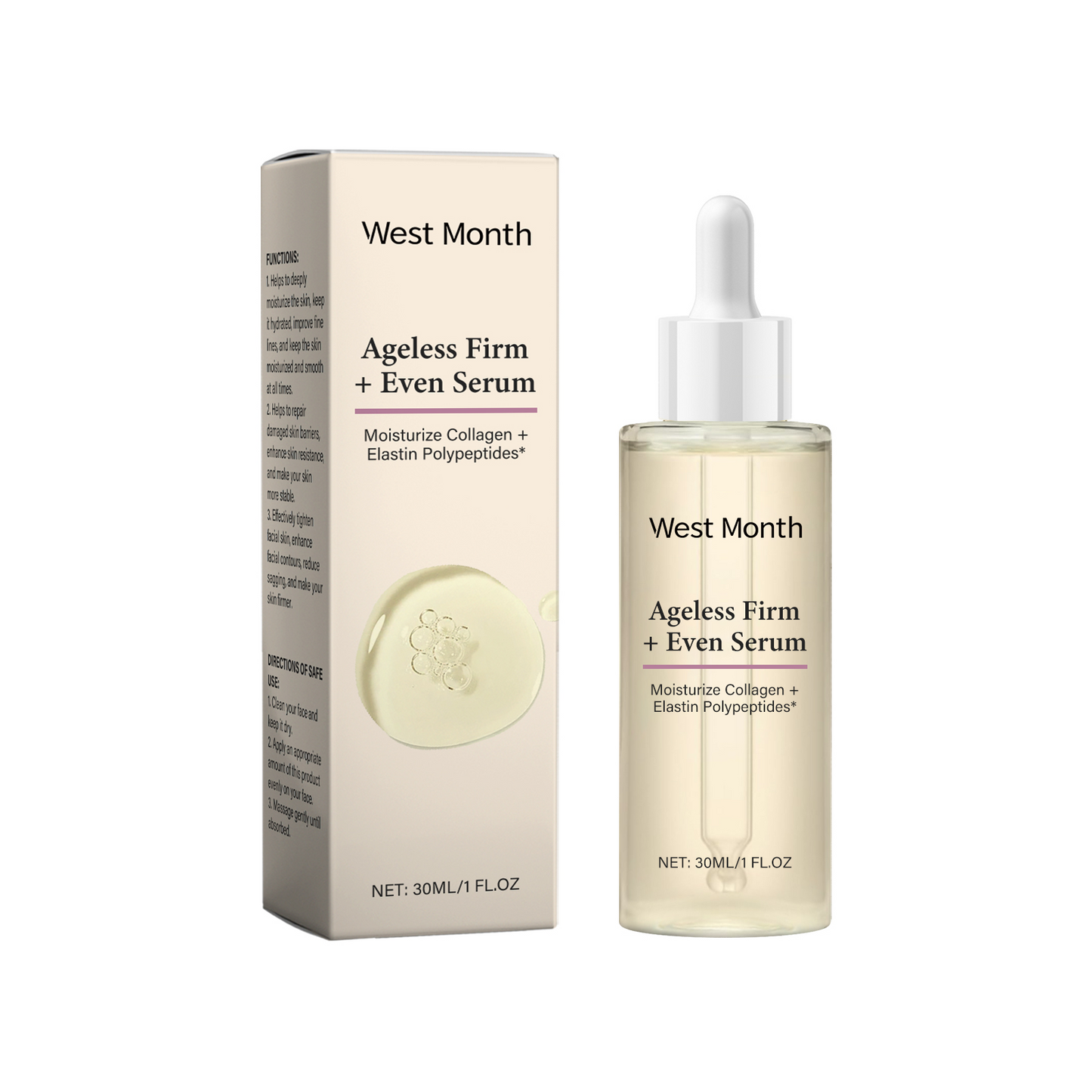 Facial Essence Moisturizes, Hydrates And Nourishes Face, Improves Skin Condition And Firming Care