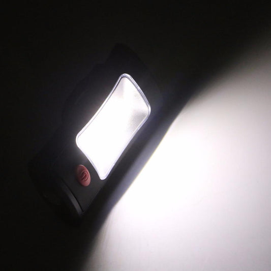 2-Modes COB LED Magnetic Working Folding Hook Hanging Lamp Torch Linternas Flashlight Handy Lighting Use 3x AAA