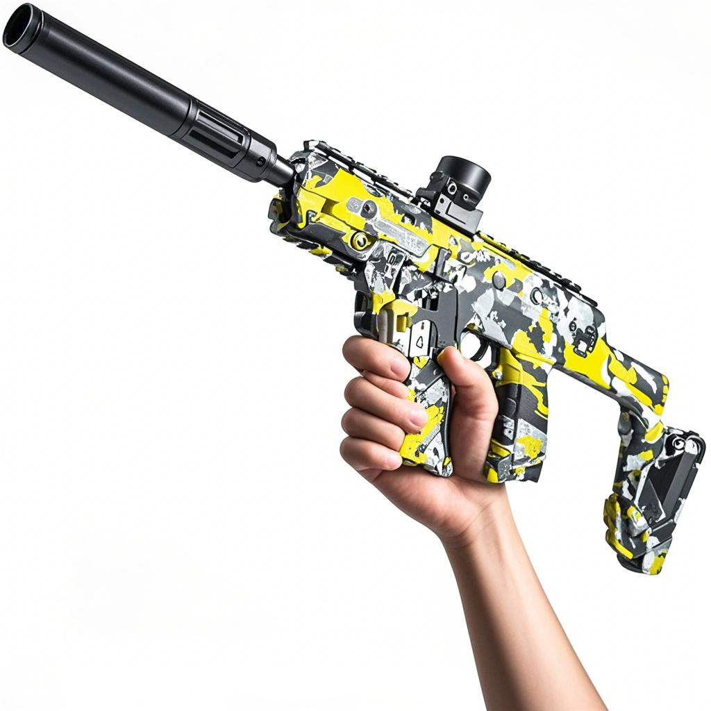 Electric high-speed continuous AK boy toy gun