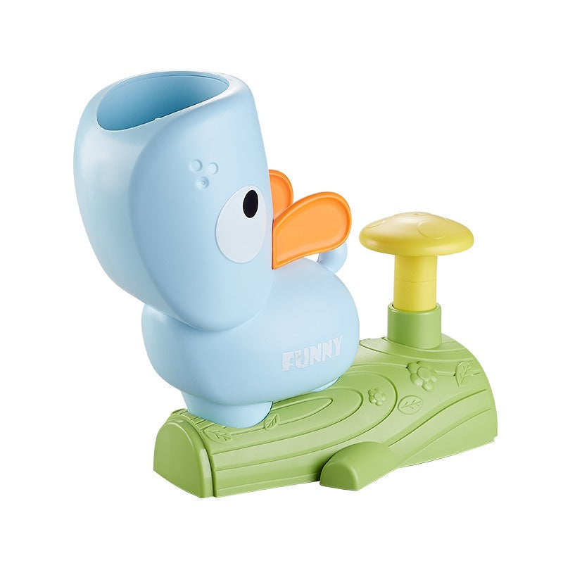 Wang Wang UFO Footsteps Launch Bamboo Dragonfly Toy Puzzle Parent-child Interaction Children's Indoor and Outdoor Activities