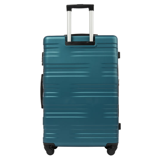Merax Luggage with TSA Lock Spinner Wheels Hardside Expandable Luggage Travel Suitcase Carry on Luggage ABS 24" blue green