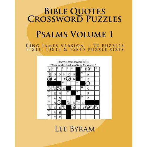 Bible Quotes Crossword Puzzles: Psalms