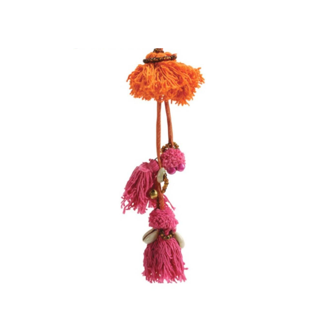Dulce Multicolor Boho Tassel Zipper Pull | Handmade in Thailand