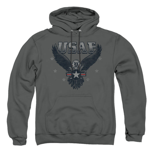 Air Force Incoming Mens Hoodie Charcoal Officially Licensed