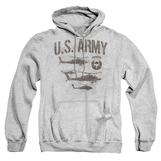 Army Airborne Mens Hoodie Athletic Heather Officially Licensed