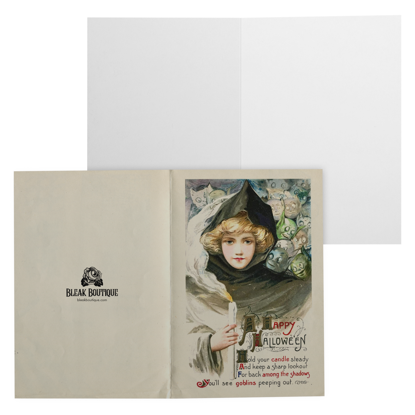 "A Happy Halloween" Antique Greeting Card