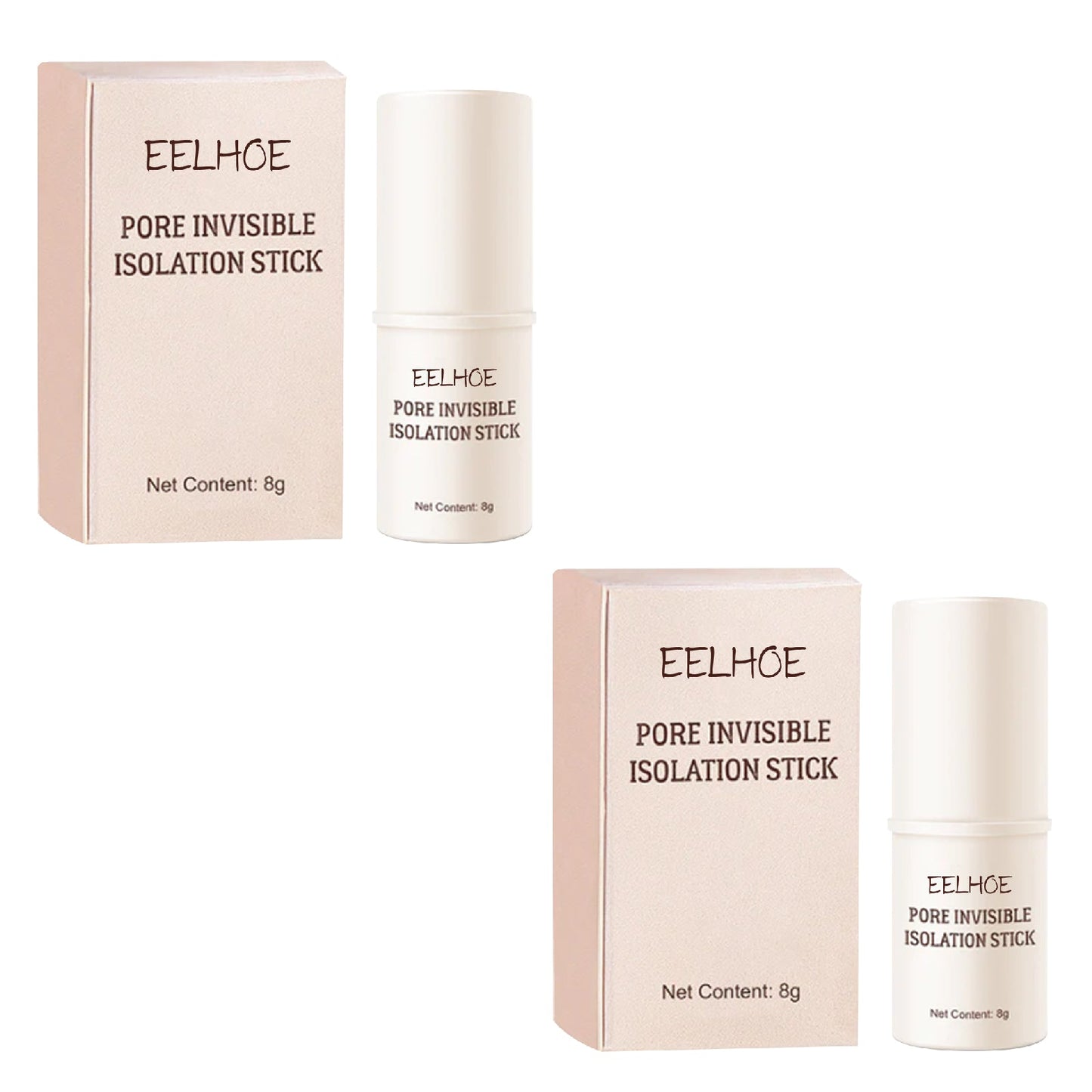 Pore Stick, Skin Tone Even Moisturizing Invisible Pores Concealer Waterproof Perspirant Silky Smooth Without Removing Makeup