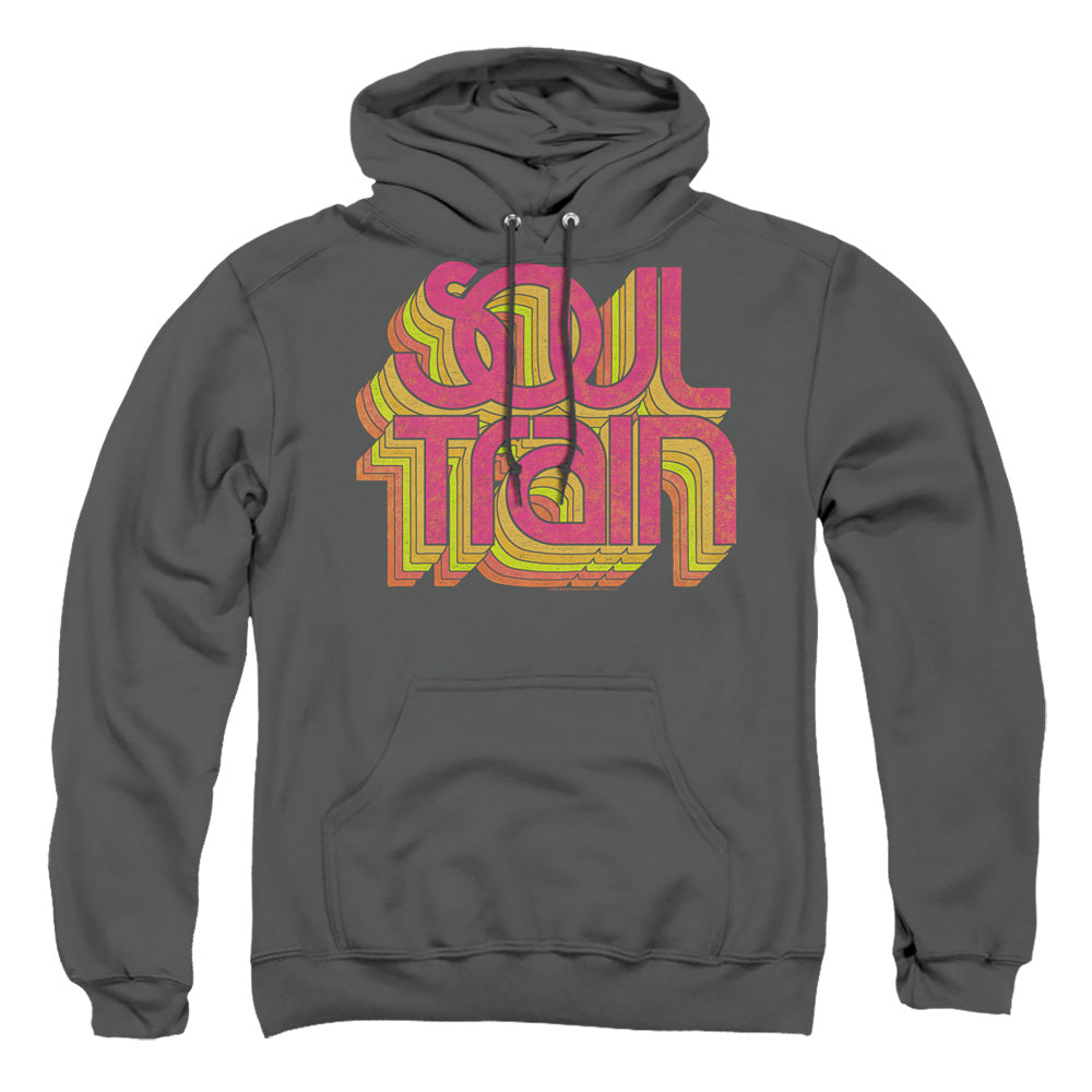 Bet Soul Train Vibing Logo Mens Hoodie Charcoal Officially Licensed