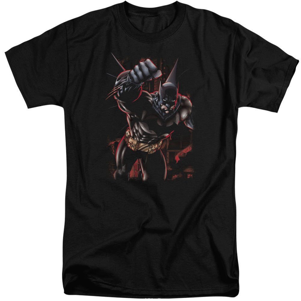 Batman Crimson Knight Mens Tall T Shirt Black Officially Licensed