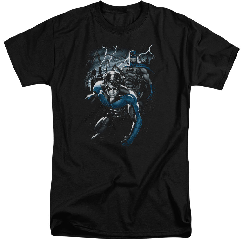 Batman Dynamic Duo Mens Tall T Shirt Black Officially Licensed