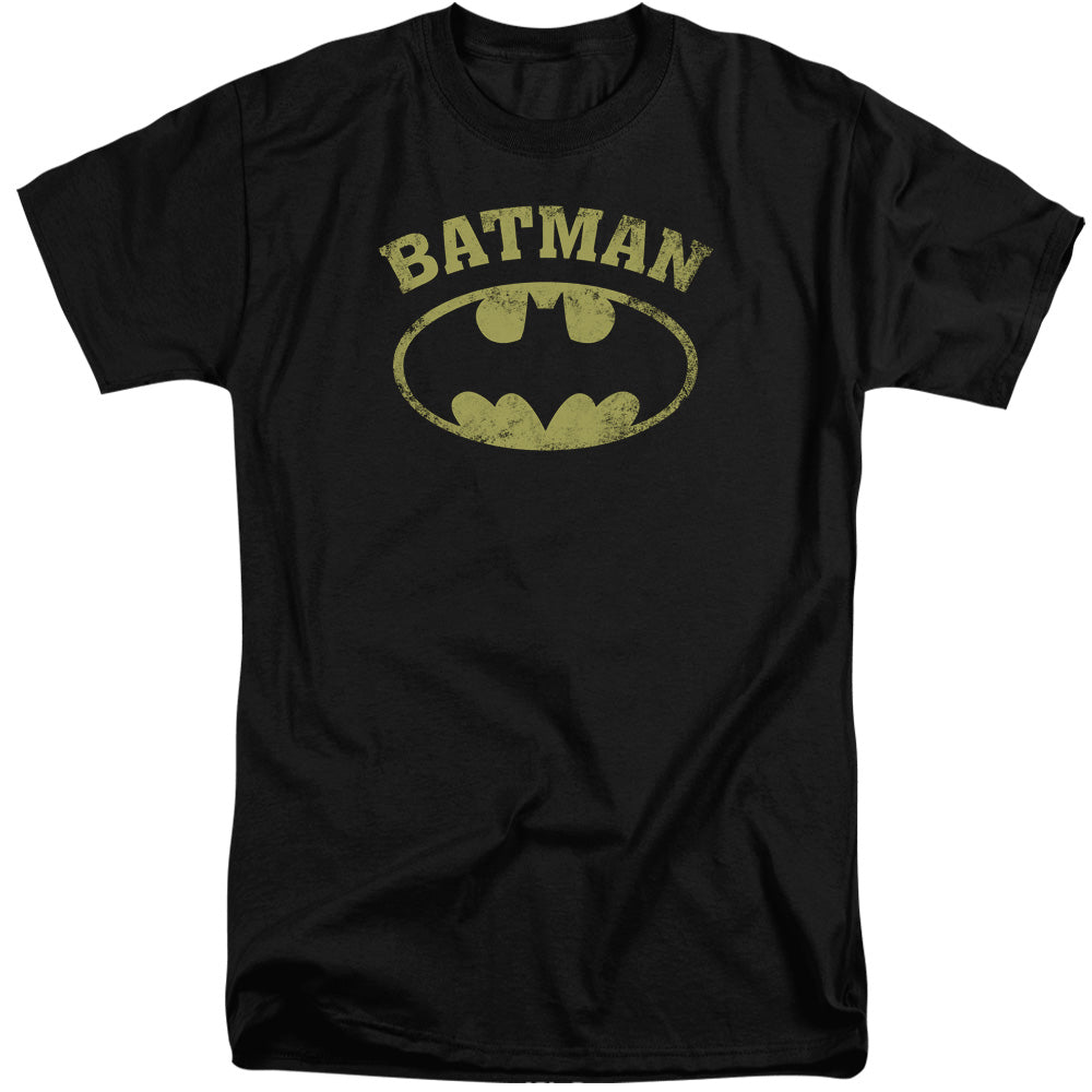 Batman Over Symbol Mens Tall T Shirt Black Officially Licensed