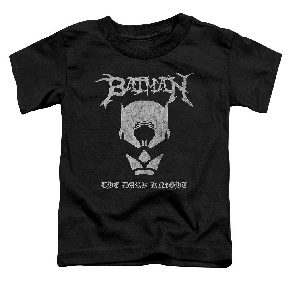 Batman Black Metal Batman Toddler Kids Youth T Shirt Black Officially Licensed