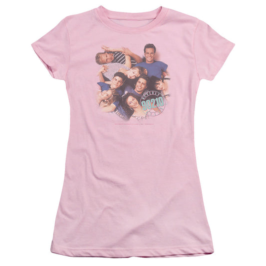 90210 Gang in Logo Juvenile Kids Youth T Shirt Pink Officially Licensed
