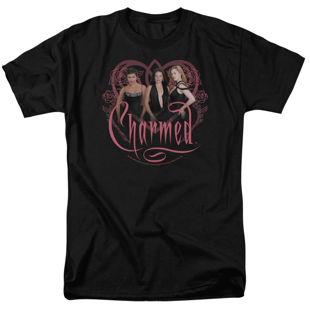 Charmed Charmed Girls Mens T Shirt Black Officially Licensed