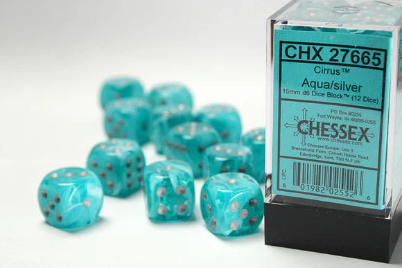 Chessex: D6 Cirrus™ Dice set - 16MM