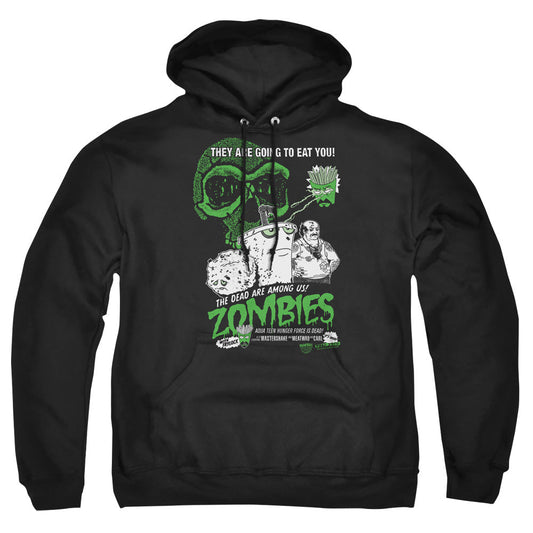 Aqua Teen Hunger Force Zombies Mens Hoodie Black Officially Licensed