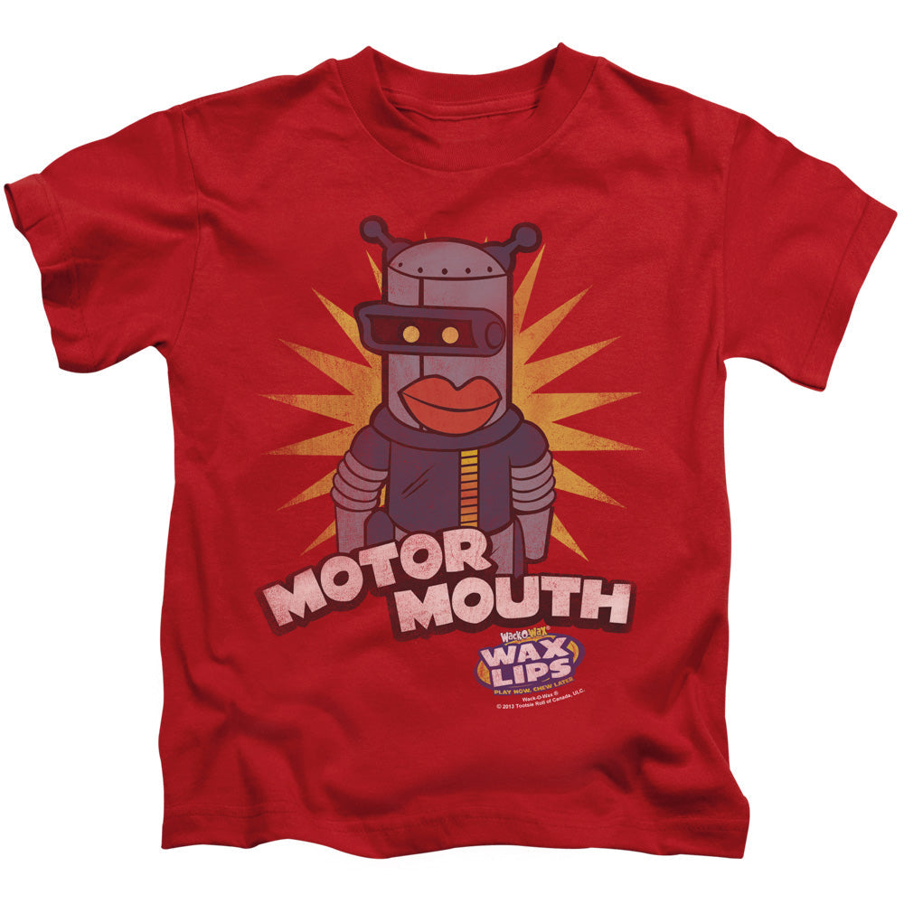 Dubble Bubble Motor Mouth Juvenile Kids Youth T Shirt Red (4) Officially Licensed