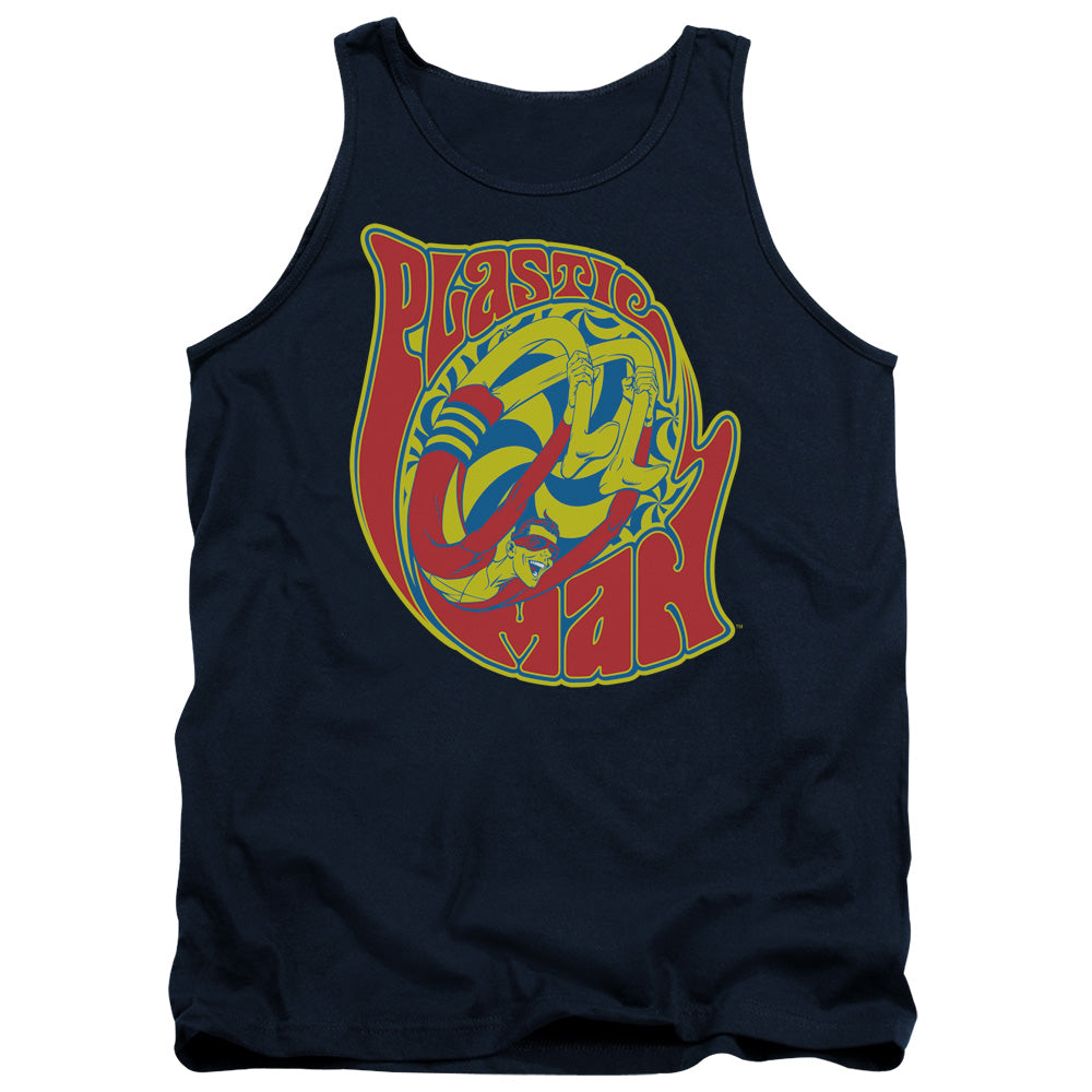 Dc How I Roll Mens Tank Top Shirt Navy Officially Licensed