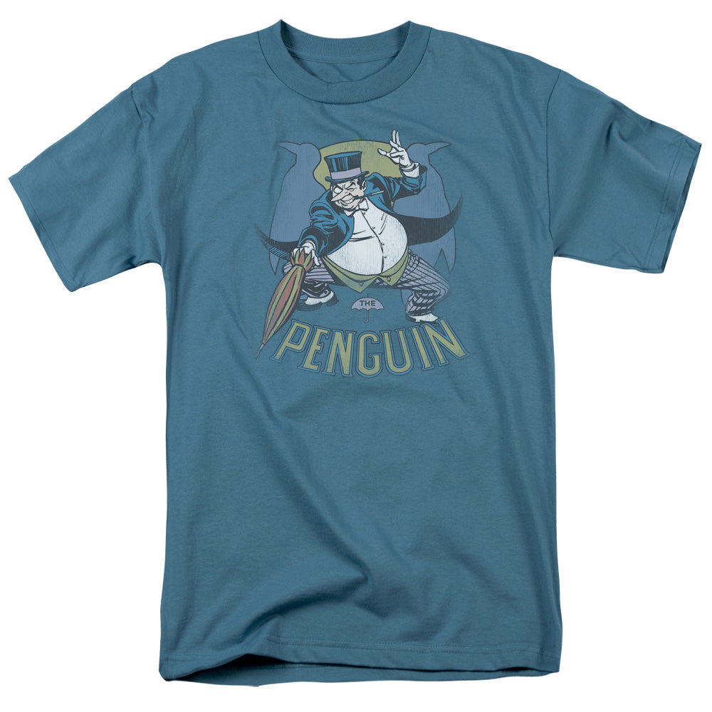 Dc The Penguin Mens T Shirt Slate Officially Licensed