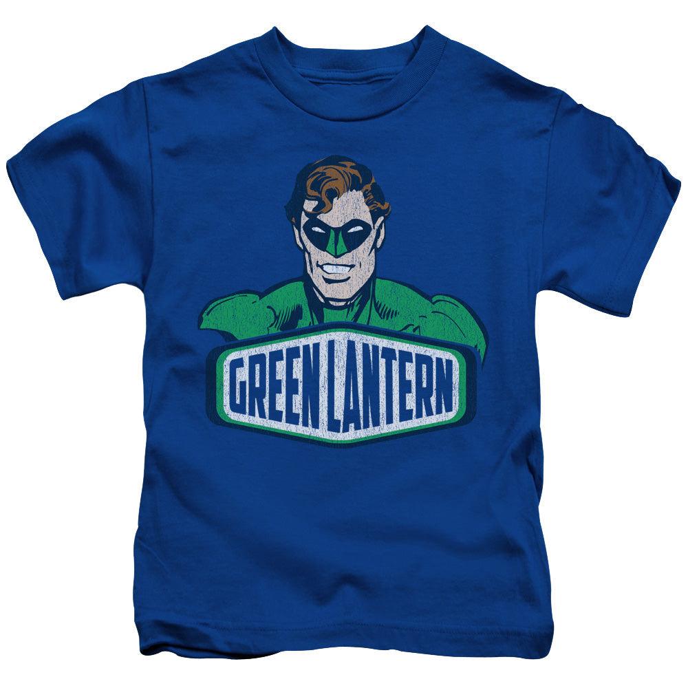DC Comics Green Lantern Sign Juvenile Kids Youth T Shirt Royal Blue Officially Licensed